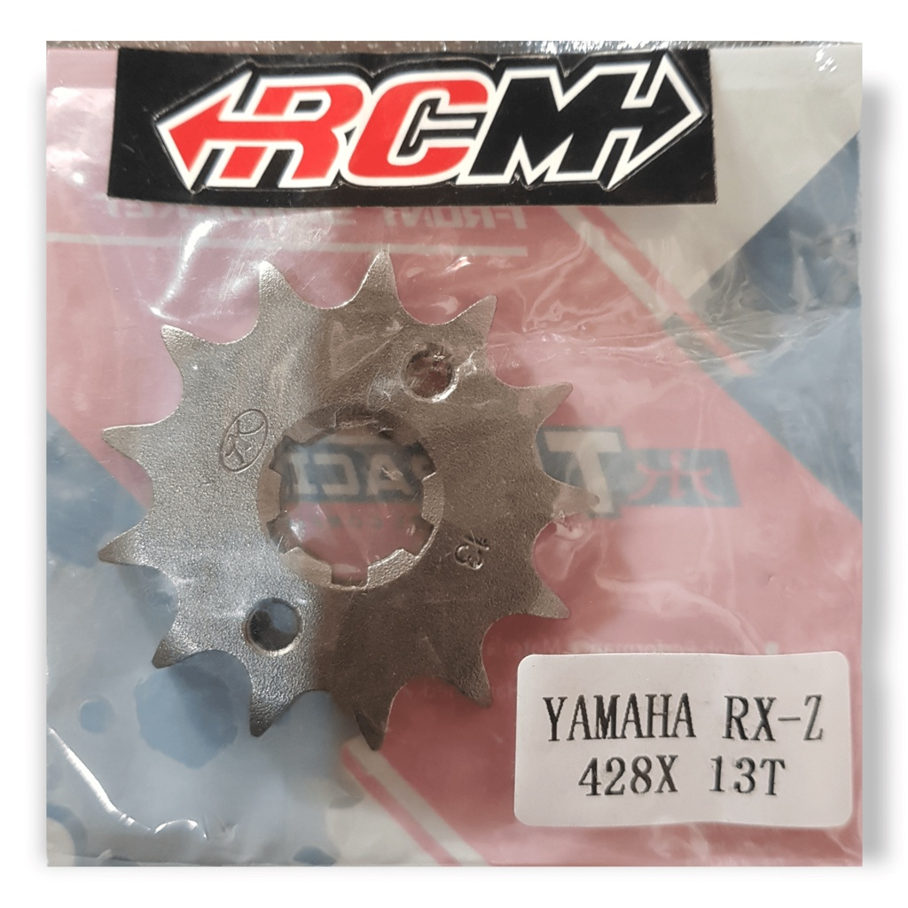 GER GIR GEAR DPN DEPAN YAMAHA RXZ RXKING RX KING JUPITER Z MX VIXION VEGA DLL 428X14 428X13 428X15 428 X 14 T 13T 15T 14T ORI ORIGINAL TK RACING ASLI