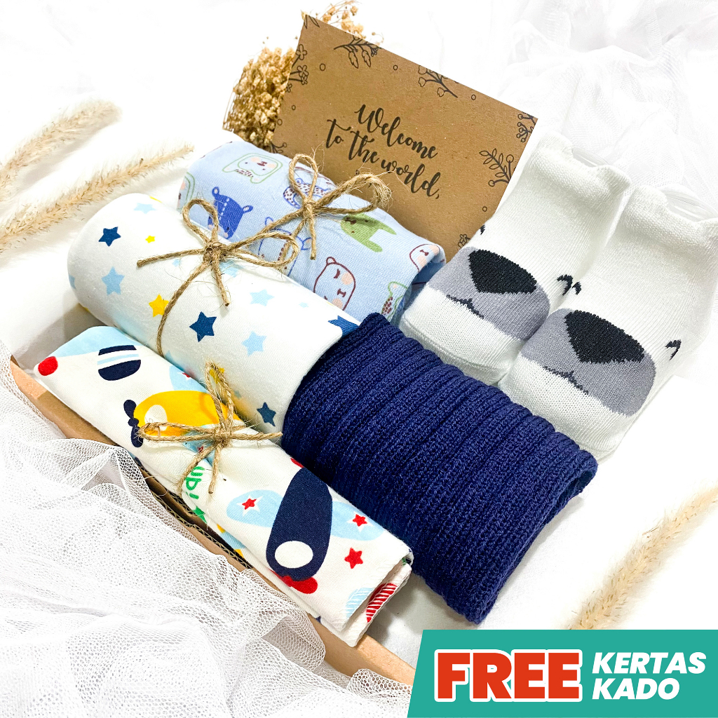 Hampers Bayi - Hampers Baby Boy - Baby Gift Set Boy - Kado Bayi Cowok