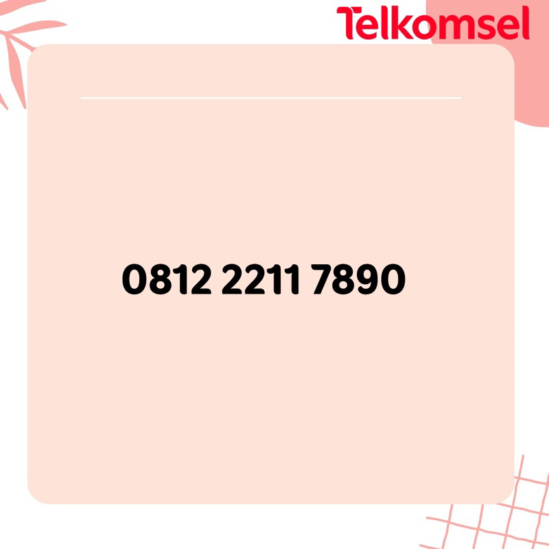 Nomor Cantik Telkomsel Naik 7890 Minimalis