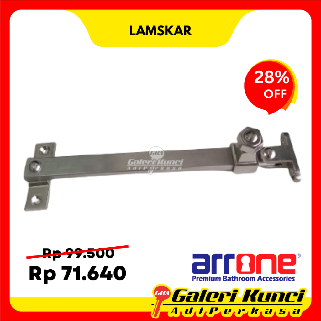 Lamskar ARRONE ARN 330 SSS Lamskar Tarik Hak Angin Penahan Jendela