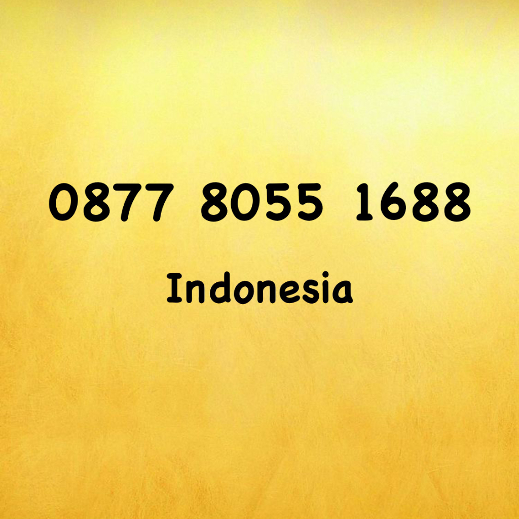 Nomor Cantik XL Bebas Seri 168 - 16888 - 805 - 0877 8055 1688