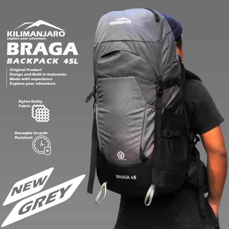 Tas Carrier Kilimanjaro Braga 45 L - Tas Gunung Kilimanjaro BRAGA 45L