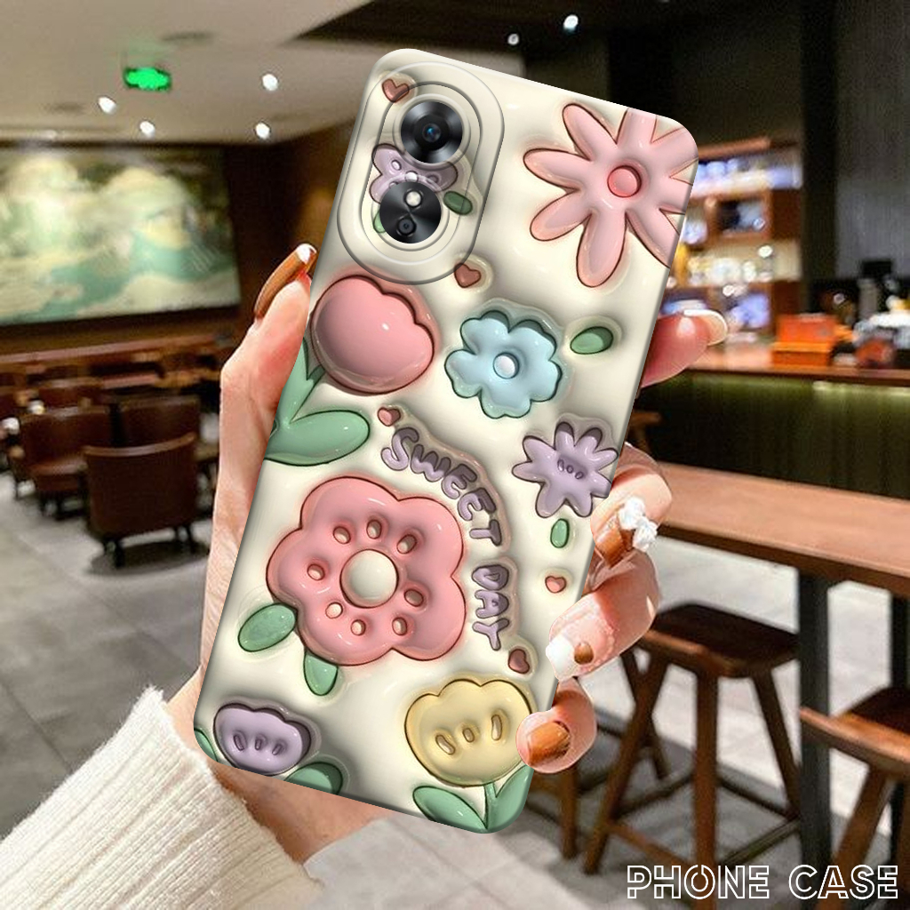Softcase Oppo A17  Case Oppo A17 Silikon Oppo A17 Casing Oppo a17 Kesing Oppo A17 Case Terbaru Termu