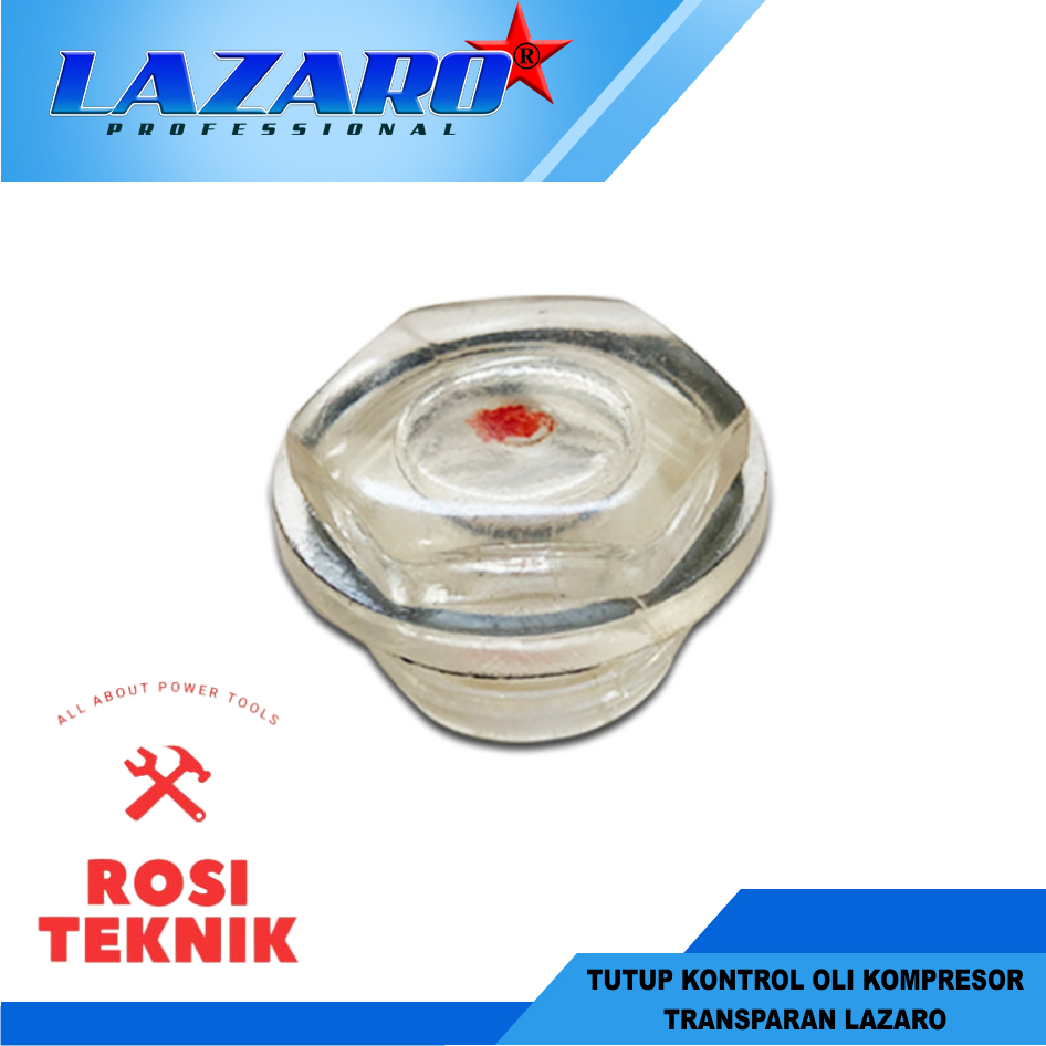 Tutup Kontrol Oli Kompresor Transparan LAZARO