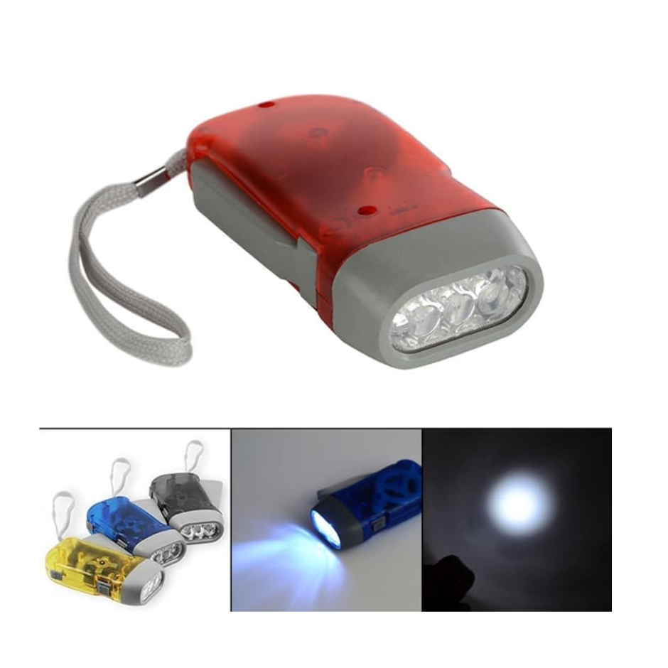 SENTER TANGAN POMPA - SNTER TANGAN POMPA TANPA BATREI - SENTER POMPA LED