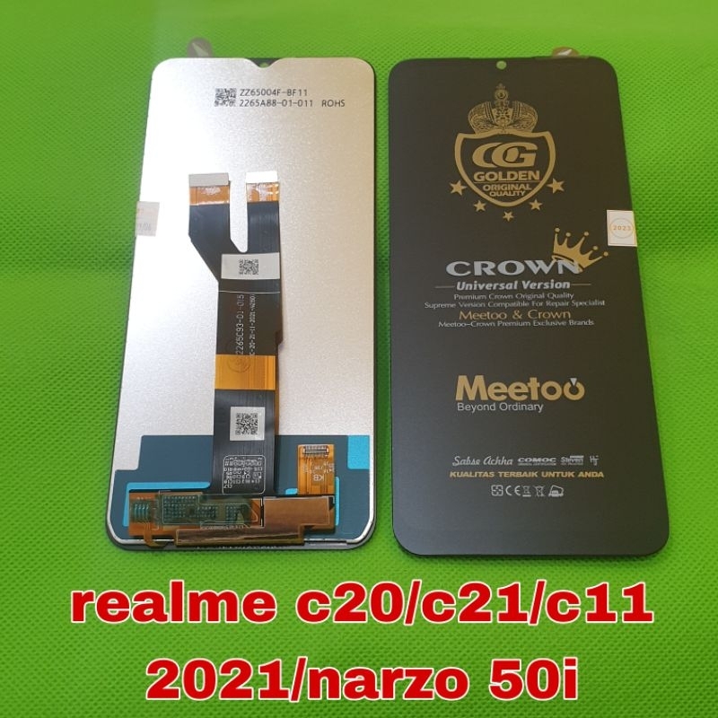 lcd ts touchscreen realme c20 / c21 / c11 2021/narzo 50i