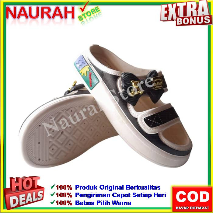 Sandal Slop Wanita Balance 029 F4 Sendal Viral 100% Original Kualitas Import Jelly Rubber Anti Slip Nyaman Empuk Lucu Terbaru Termurah