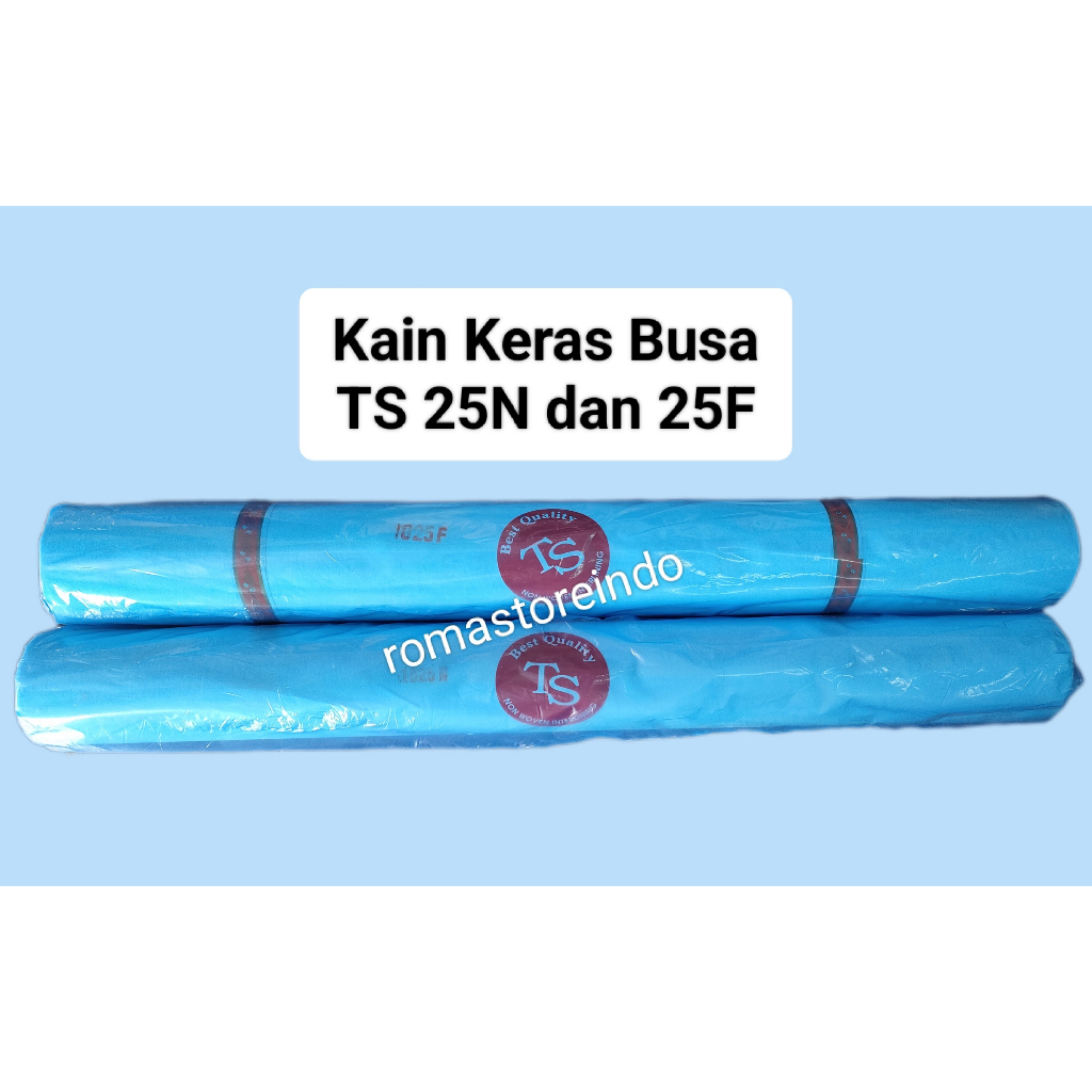 Kain Keras Interlining Busa 25N dan 25F | Harga/Roll