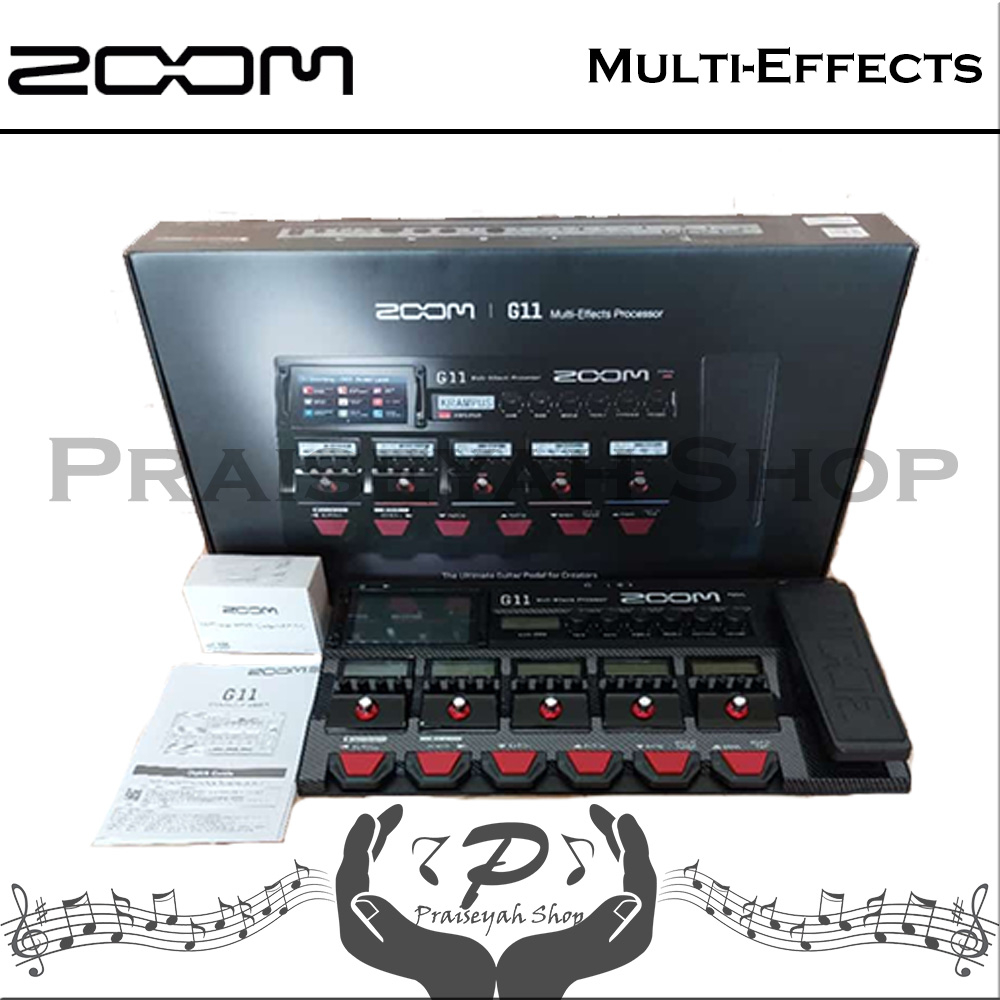 Multi Effect Guitar Processor Zoom G11 Efek Gitar Pedal