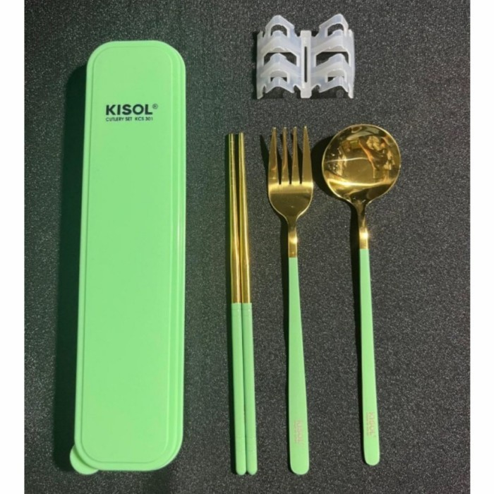 KISOL Cutlery Set Peralatan Makan model Korea Set KCS 301