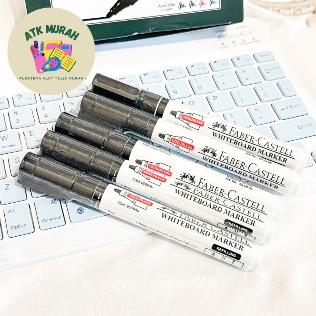 

spidol whiteboard faber castell termurah COD perlengkapan sekolah lucu imut souvernir BISA DIHAPUS