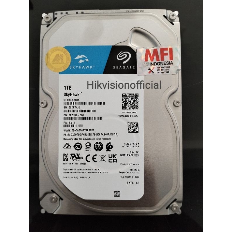 HDD 1TB Seagate Skyhawk MFI