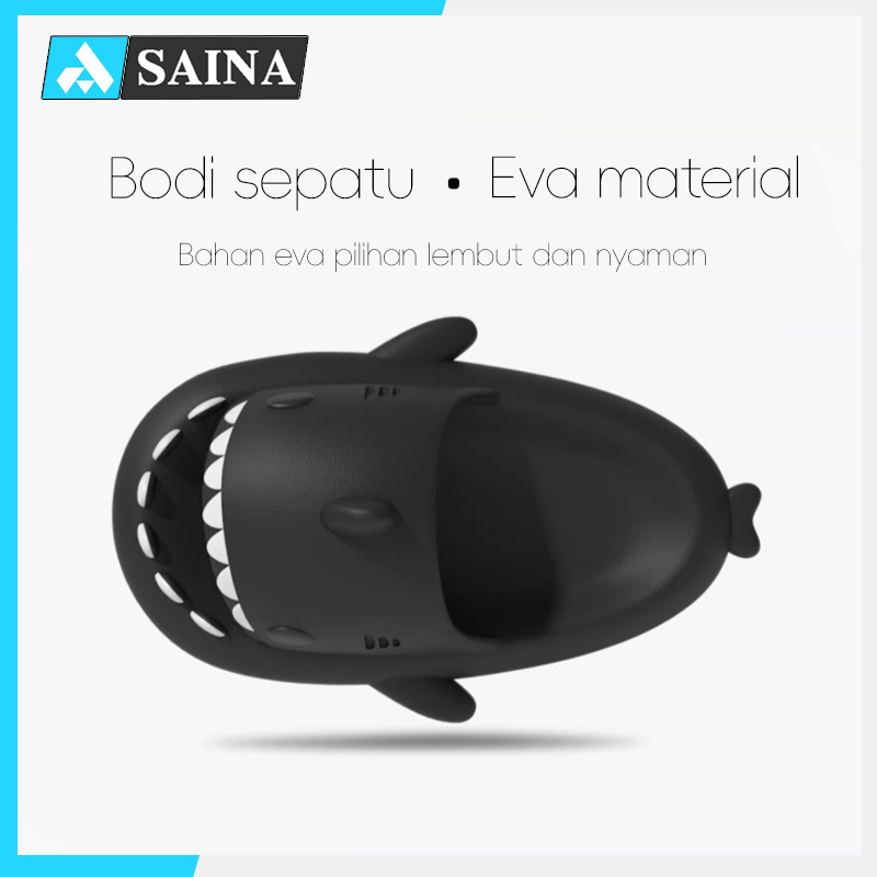 Sandal Hiu Sandal Selop Sendal Jelly Wanita Import Sandal Rumah Wanita Empuk Anti Slip Couple Murah lembut Mandi EVA