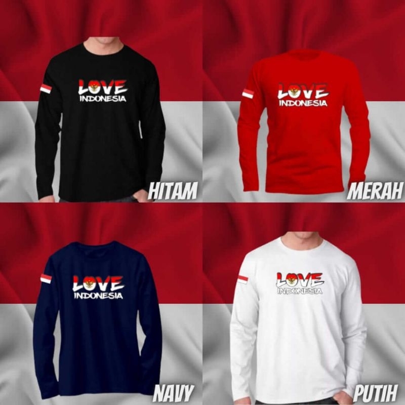 KAOS PRIA LENGAN PANJANG ( LOVE ) BAJU DISTRO PRIA LENGAN PANJANG MODEL TERBARU