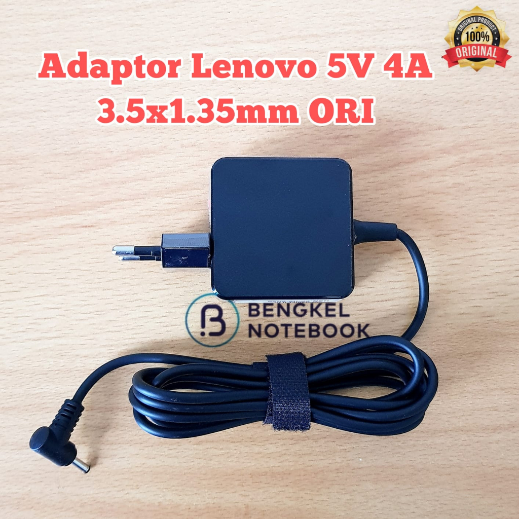 Adaptor Charger Lenovo 5V 4A Jack 3.5x1.35mm 20W 100S-11IBY Original