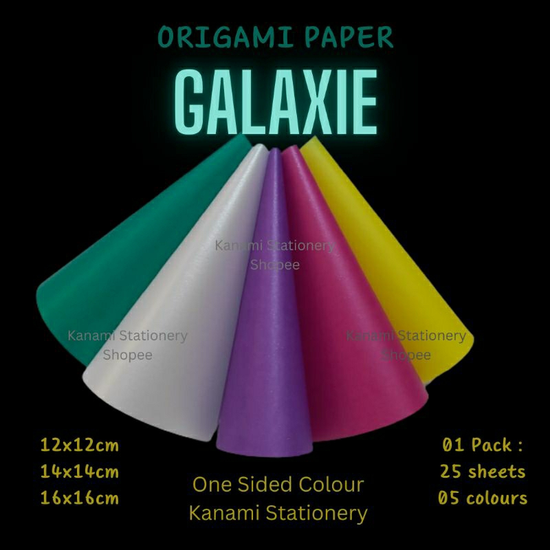 

Kanami | Kertas Lipat Origami Paper GALAXIE 12cm | 14cm | 16cm Asturo.