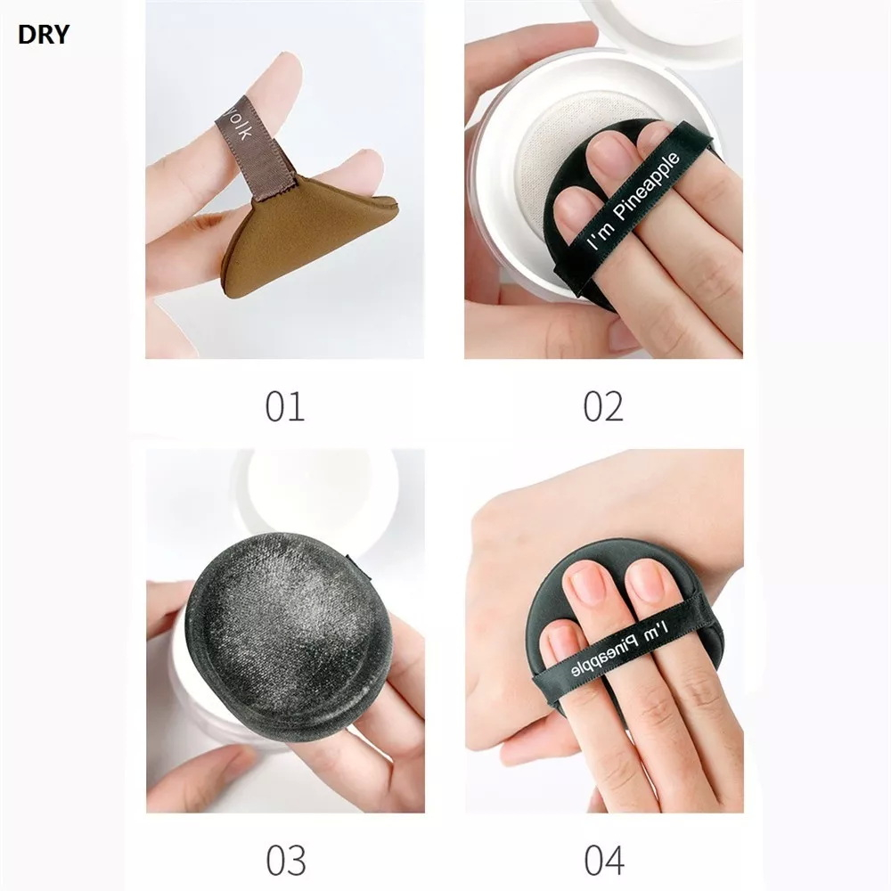 Spons sponge puff make up bulat bedak fundation padat wanita tebal tebel gemuk 1 set paket isi 7 cushion super lembut empuk estetik ada tempatnya yang bagus unik lucu gemoy premium