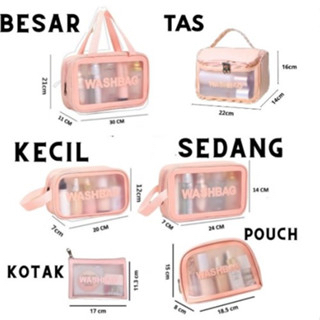 ✿ELYSABETHME✿  WASHBAG tas ransel untuk tempat make up dan serbaguna waterproof anti alis untuk traveling