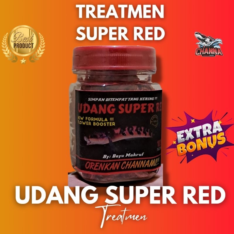 UDANG SUPER RED BAYU MAKRUF/UDANG CHANNA SUPER ORANGE