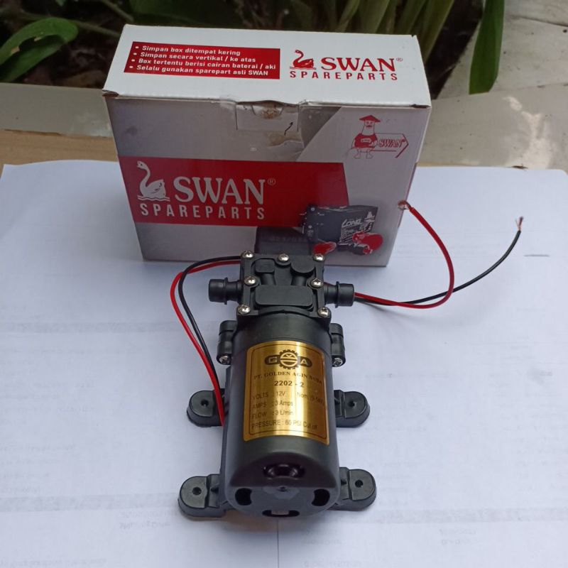 Dinamo pompa swan original / pompa elektrik swan sprayer ORIGINAL/TERMURAH HADIAH SABUN