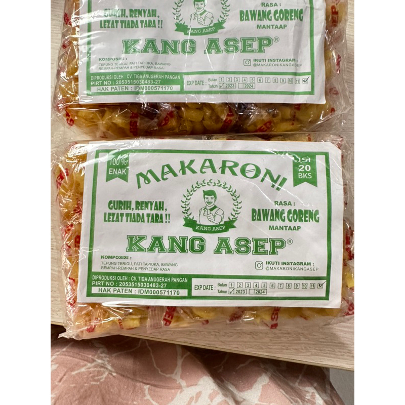 MAKARONI KANG ASEP RASA BAWANG GORENG ISI 20