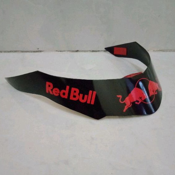 spoiler helm kyt vendetta motif red bull merah