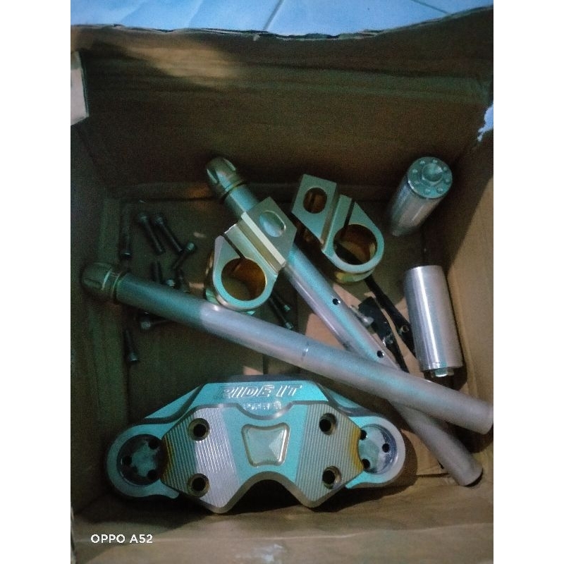 stang jepit ride it Vixion new full set jual murah aja baru 800