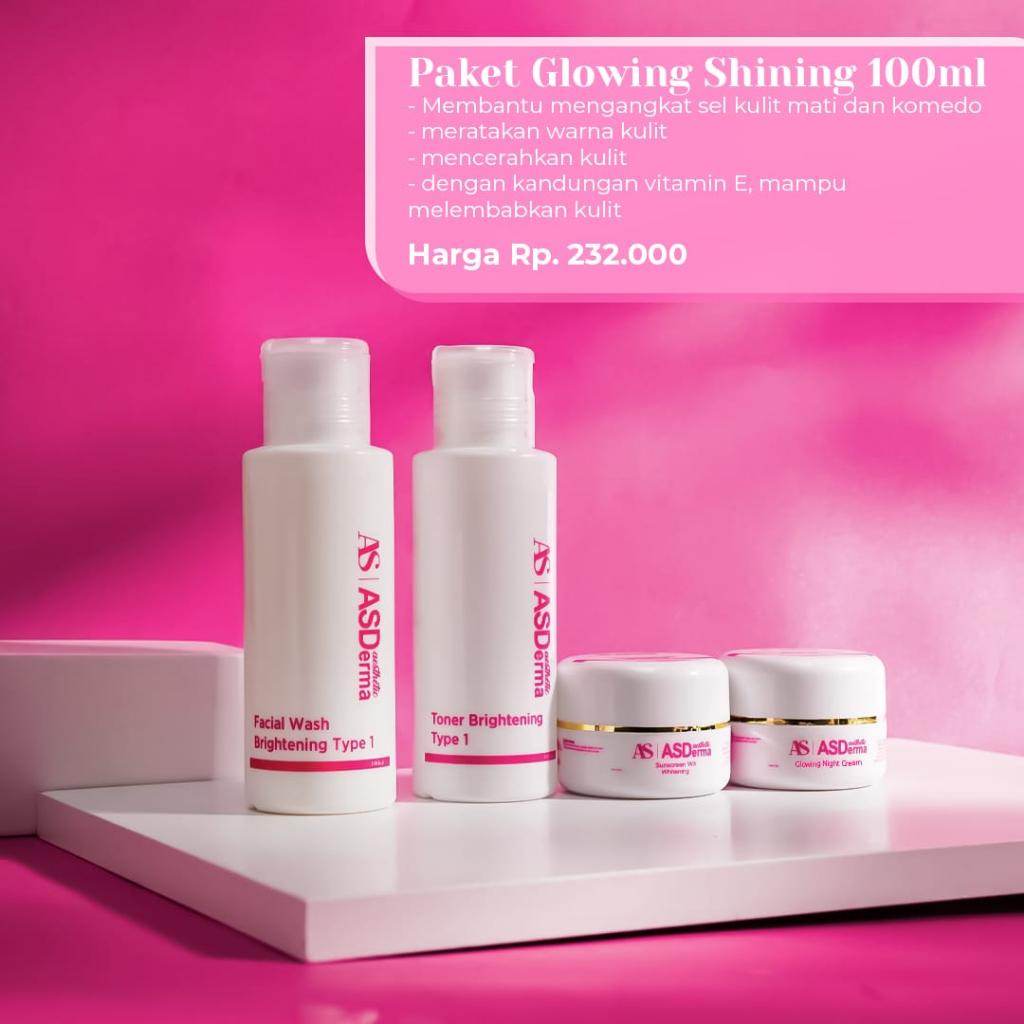 PAKET GLOWING SHINNING 100 ML