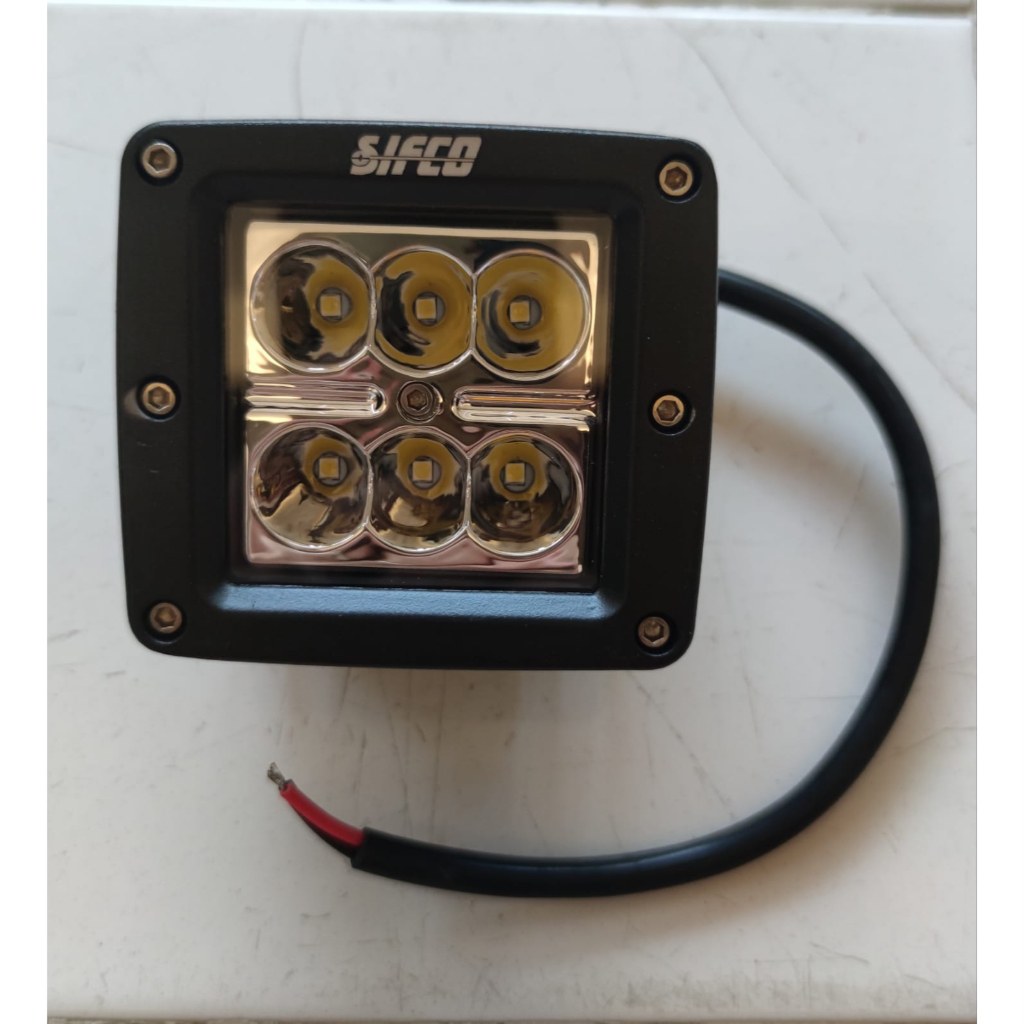 Foglamp Kotak Lampu Sorot 6 LED