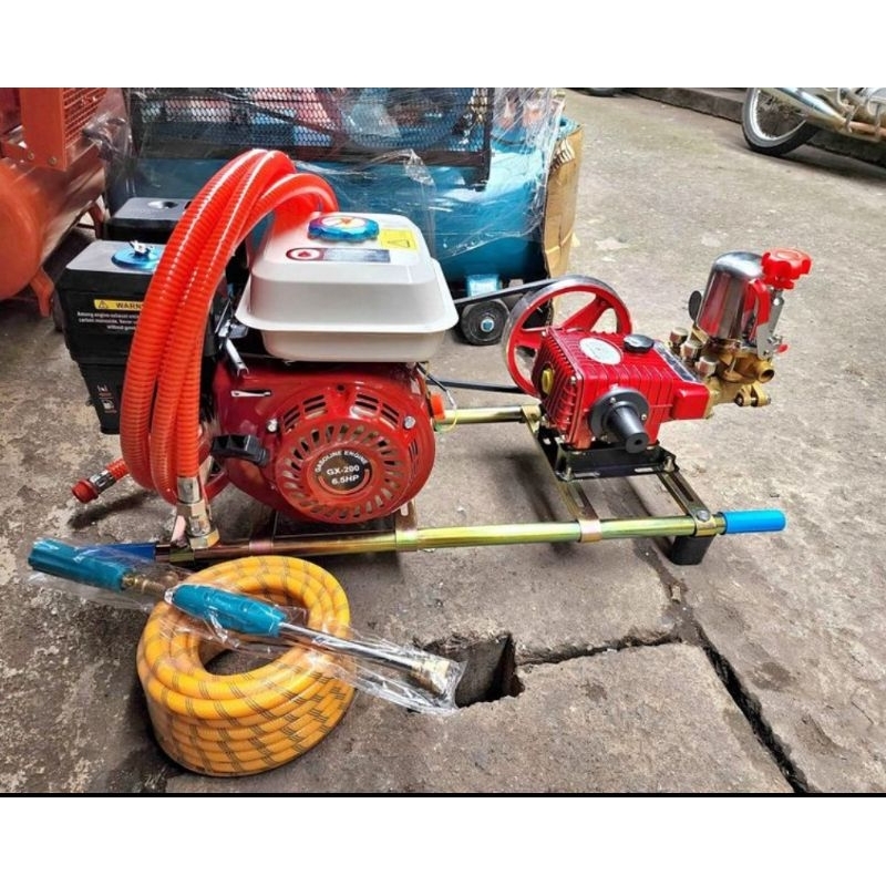 paket usaha cuci motor mesin pompa SPRAyer  sanchin siap pakai