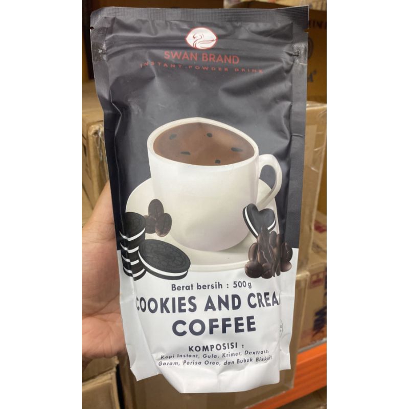 

bubuk minuman cookies and cream 500g swan brand