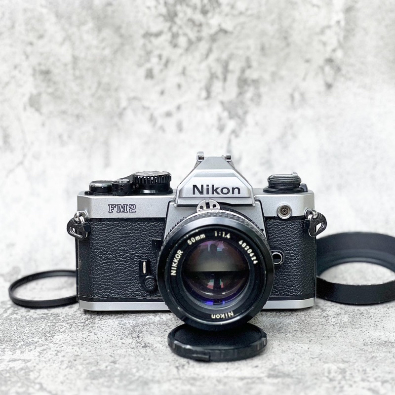 Nikon Fm2n Honeycomb + Nikkor 50mm f1.4 Ai Film Camera Analog Not Leica Contax Mju Espio Olympus