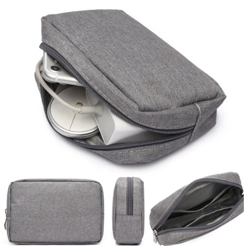 Case Tas Travel Organizer Gadget Aksesoris hp PowerBank Earphone