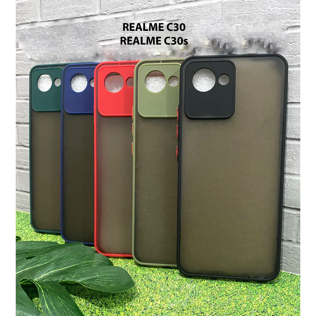 Casing MY CHOICE Bumper Aero Fuze Case My Choice Hard Case + Pelindung Kamera For Realme C30 / Realme C30s