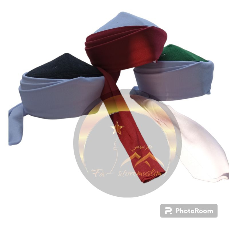 PECI IMAMAH 3 LIPATAN WARNA YANG BERBEDA.