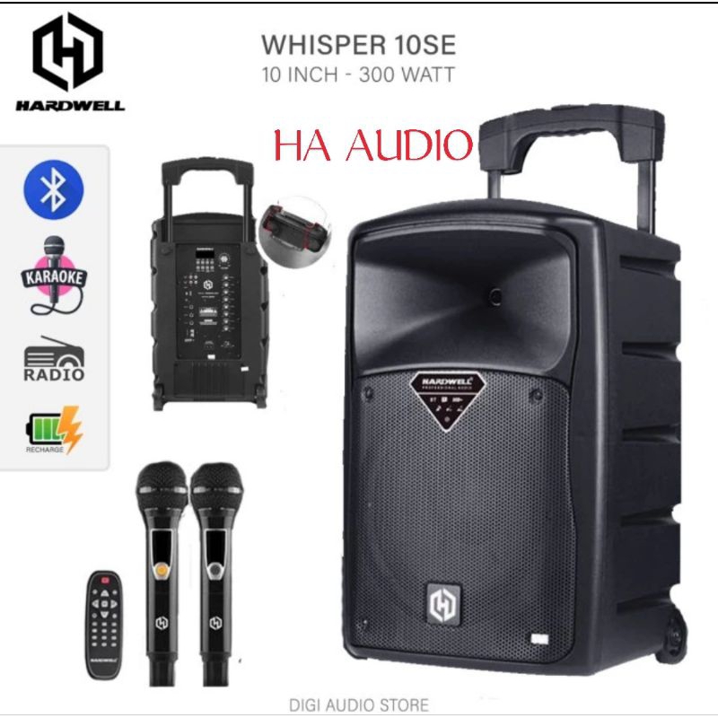 Speaker Portabel Hardwell Whisper 10 Se Bluetooth