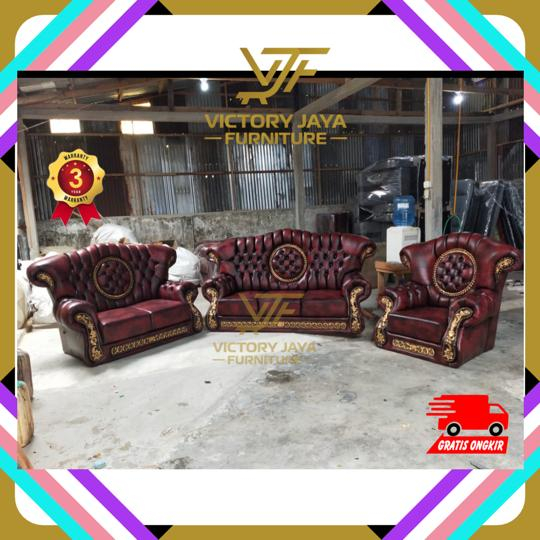 Sofa Jaguar Luxury - Bahan Kulit Oscar Premium