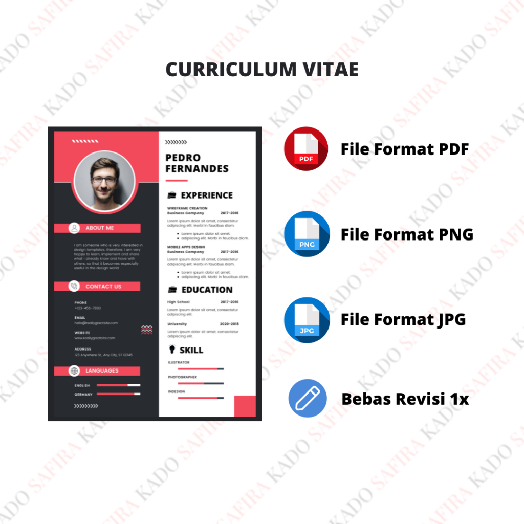 CV | Custom CV | Surat Lamaran Kerja | Curriculum Vitae | Custom Lamaran Kerja