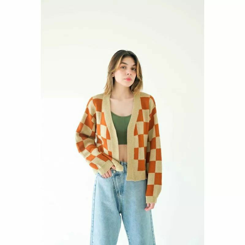 Kardigan Wanita Korean • Zivana Knite Cardy