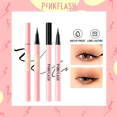 Pinkflash Waterproof Easy Eyeliner Pen Black Waterproof Original BPOM