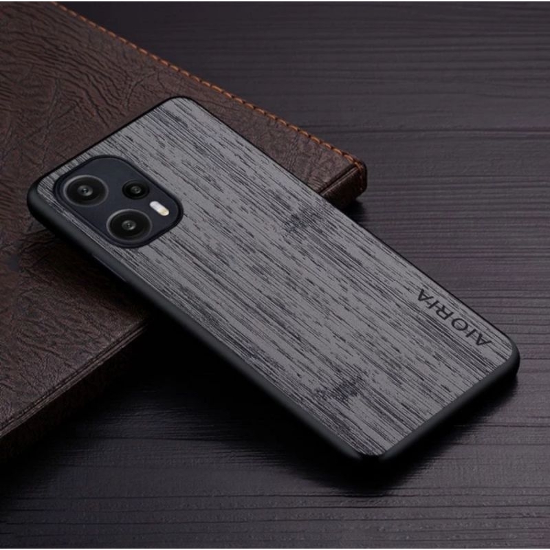 Xiaomi poco f5 soft case AIORIA wood cross pattern