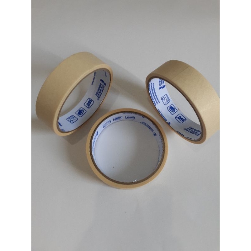 

isolasi kertas 1"/masking tape 1" 24mm gold tape