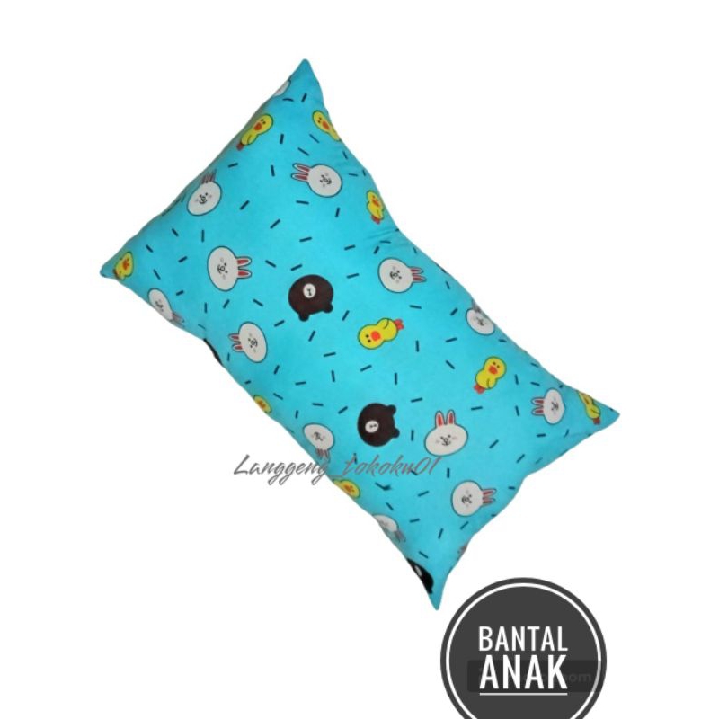 Bantal Anak 0-5 tahun/bantal anak karakter 30x50cm