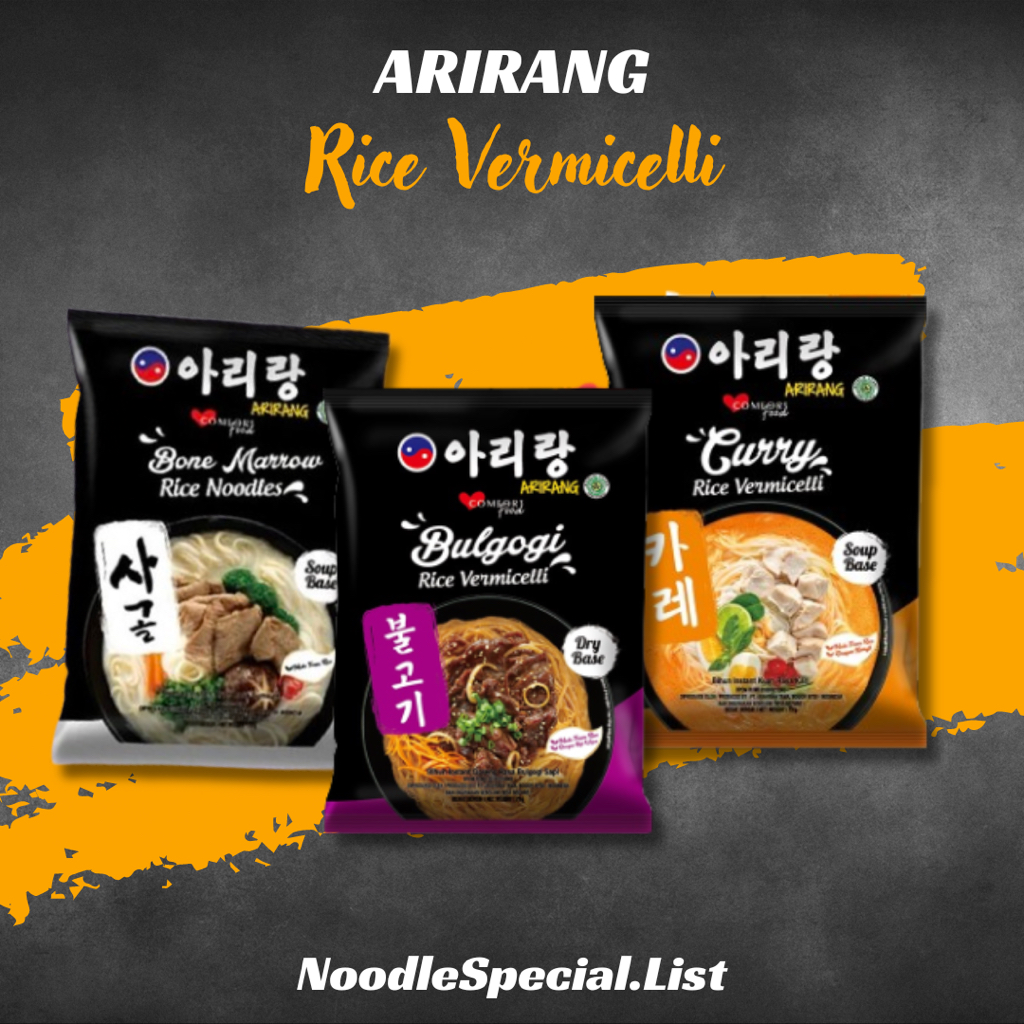 

Arirang Bihun Rice Vermicelli All Variant Kwetiau Bulgogi Curry Bone Marrow Bihun Kuah Kari