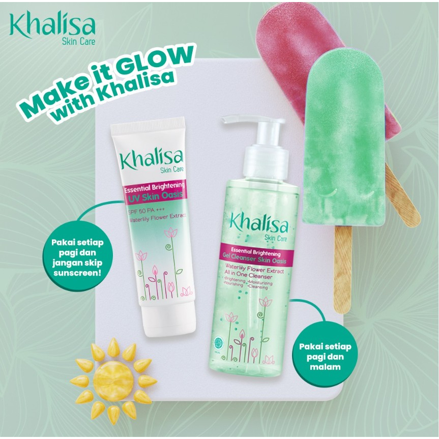 [BPOM] Khalisa Essential Brightening Gel Cleanser Skin Oasis 135gr / Khalisa Cleanser / Kalisa / Facial Wash / Face Wash / MY MOM