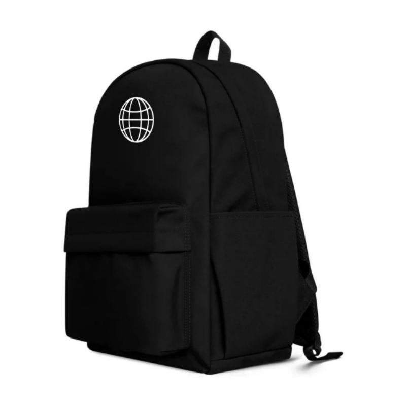 Warstudio Tas Ransel Backpack Hitam Bagpack Tas Sekolah Basic | word |