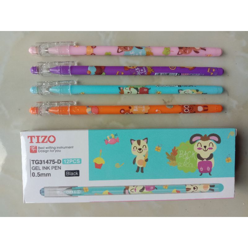 

Tizo Bolpoin Gel TG-31475 D Bolpoin Hitam Murah