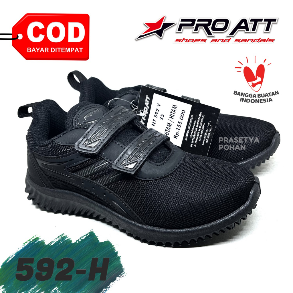 Sepatu Sekolah TK SD SMP Anti Slip - Sepatu Anak Sekolah TK SD SMP