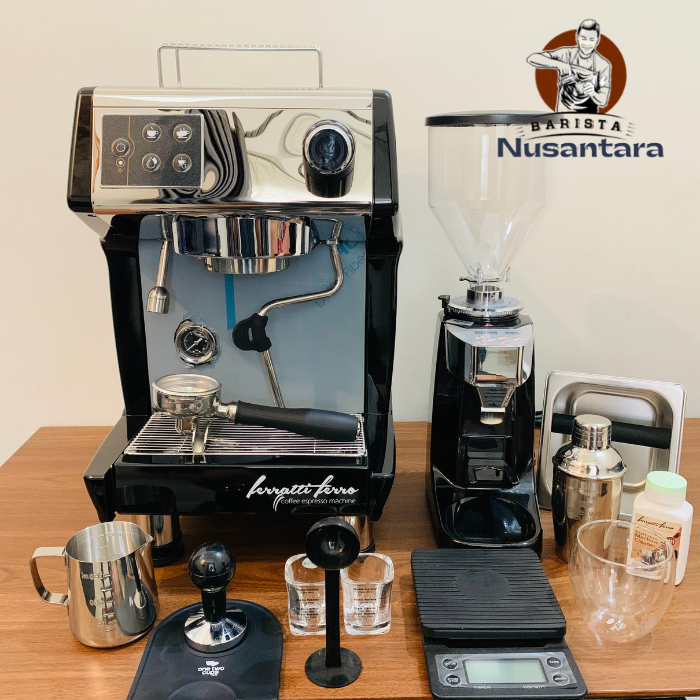 PAKET USAHA MESIN KOPI FERRATI 3200B GRINDER ELEKTRIK N500 AUTO BEST SELLER COFFEE MAKER