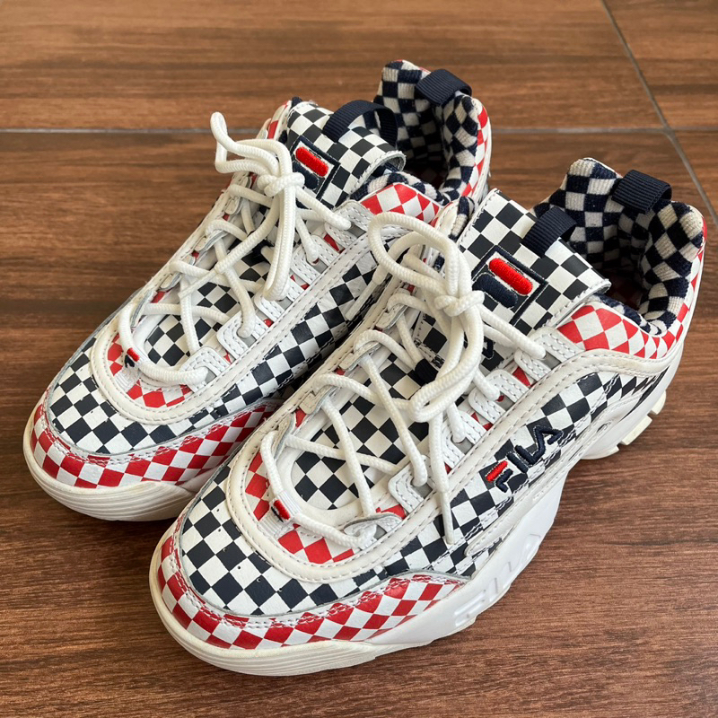 (PRELOVED) Sepatu FILA DISRUPTOR II Checker size 39 ORIGINAL